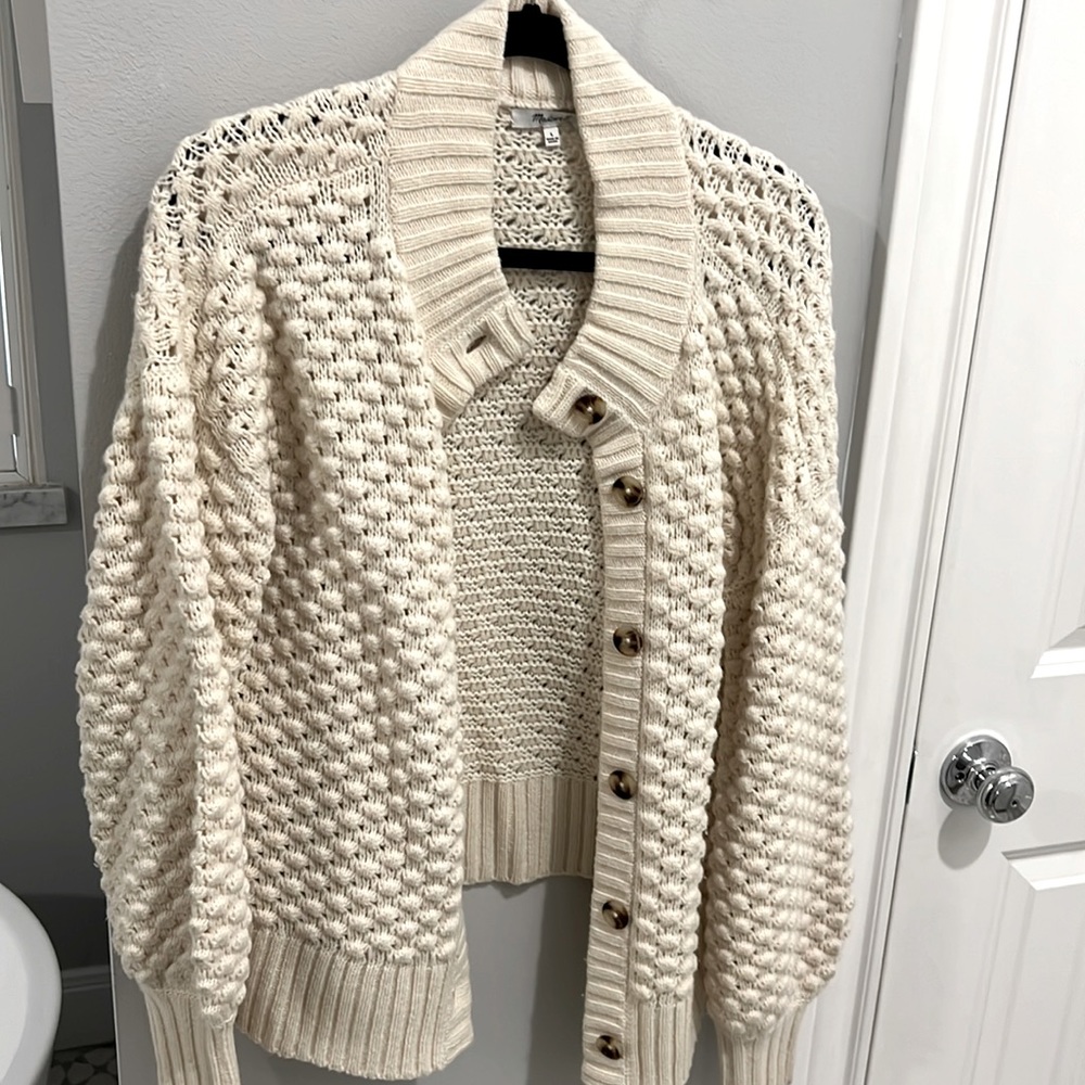 Madewell chunky knit cardigan